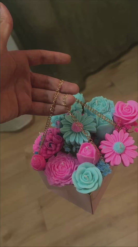 Luxe Bloemenkaarsen Cadeaubox 🌸🕯️
